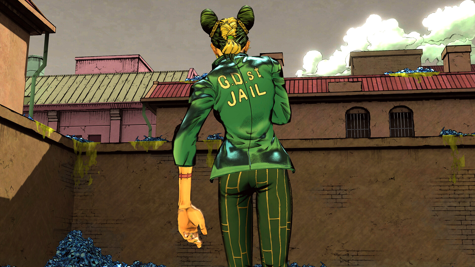 JoJo's Bizarre Adventure: All-Star Battle R Jolyne Cujoh Costume Green  Dolphin Street State Prison Jacket on Steam
